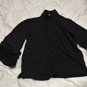 Elegant Black Women's Top